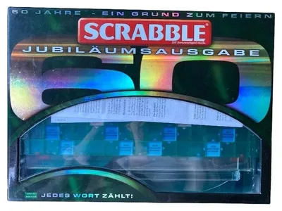 Mattel Scrabble Jubiläumsausgabe 60 Jahre Brettspiel Wortspiel