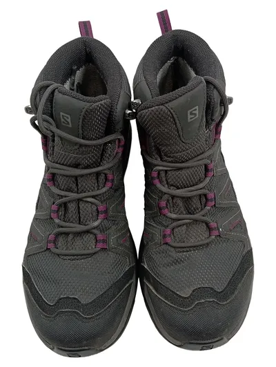 Salomon Gore-Tex Outdoorschuhe Wanderschuhe Grau Damen Gr. 38