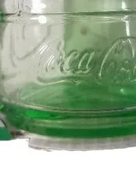Coca-Cola Glas 20 Jahre Jubiläum McDonald's Sammlerstück 350ml Grün 3