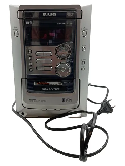 Aiwa CX-LM182EZ Micro Stereoanlage Kompaktanlage CD Kassette Radio Silber