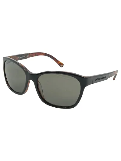 Emporio Armani Sonnenbrille Damen Schwarz Kunststoff Klassisch Modern