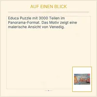 Educa Puzzle 3000 Teile Panorama Venedig Italien Landschaft 6
