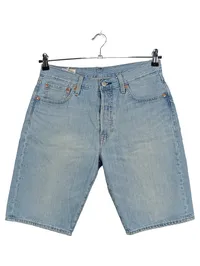 Levi's Premium 501 Herren Jeans Shorts W30 Hellblau Denim 1