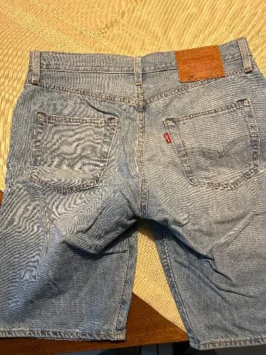 Levi's Premium 501 Herren Jeans Shorts W30 Hellblau Denim