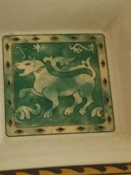 Villeroy & Boch Dekoschale Löwe Porzellan Klassisch Mehrfarbig 14.3cm