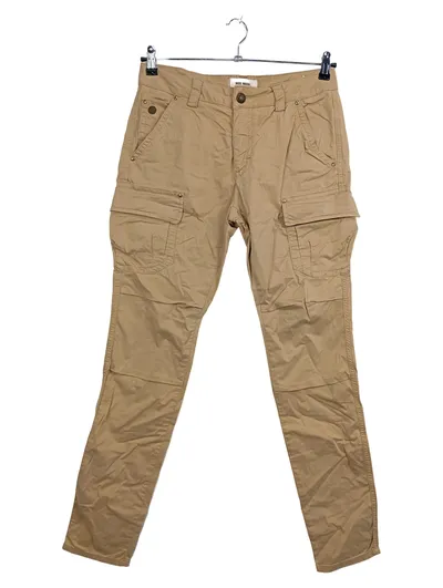 Mos Mosh Damen Cargohose Beige Gr. 40 W31 L32 Nieten Casual
