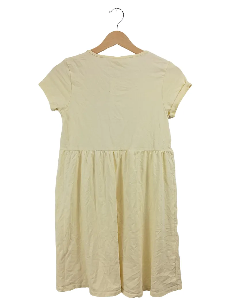 Famy Mädchen Sommerkleid Gelb Gr. 158 Sweet Summer Print Baumwolle 2