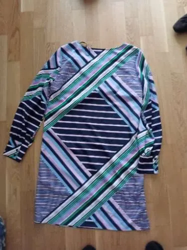 Tom Tailor Damen Sommerkleid Gr. 38 Mehrfarbig Gestreift Tunika
