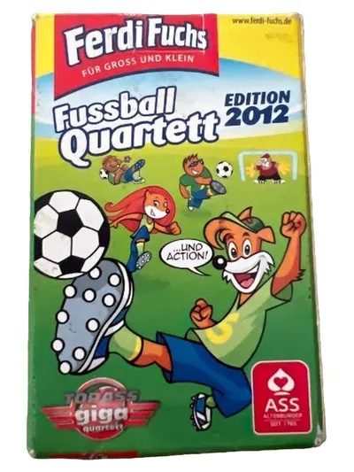 Ferdi Fuchs Fussball Quartett ASS Altenburger Edition 2012 Kartenspiel