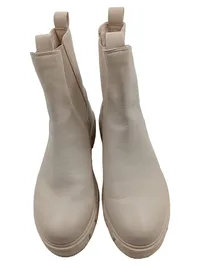 Marco Tozzi Damen Chelsea Boots Stiefeletten Slip-On Beige Gr. 40 2