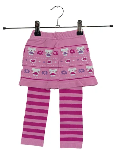NKD Hosenrock Leggings mit Rock Kinder Pink Gr. 86 Tiermotive