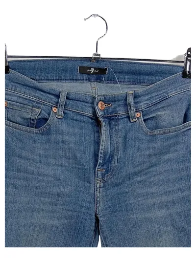 7 For All Mankind Damen Jeans Straight Leg Blau Gr. 38 W29