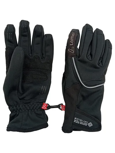 Löffler Gore-Tex Infinium Radhandschuhe Herren Gr. 7.5 Schwarz