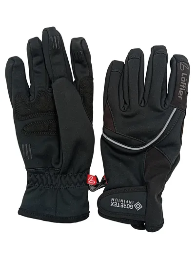 Löffler Gore-Tex Infinium Radhandschuhe Herren Gr. 7.5 Schwarz