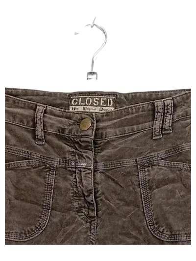 Closed Damen Cordhose Braun Gr. 40 W31 Casual Baumwolle