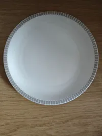 Arzberg 2050 Grand Prix Essteller Porzellan Weiß Grau 20 cm Triennale 2