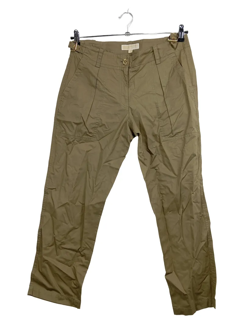 Michael Kors Damen Cargohose Gr. 40 Beige Casual Baumwolle 1