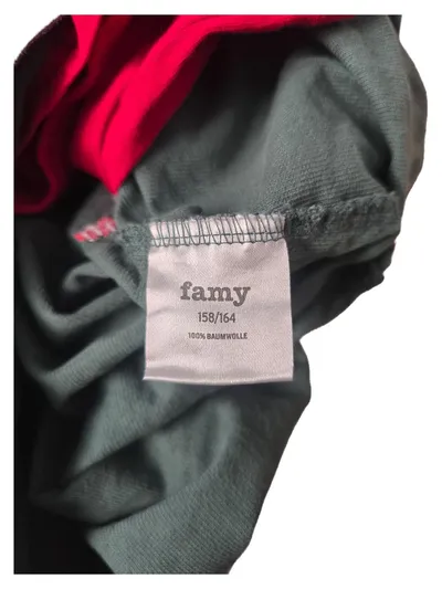 Famy Twin Set Kleid mit Langarmshirt Grün Weihnachtlich Gr. 158