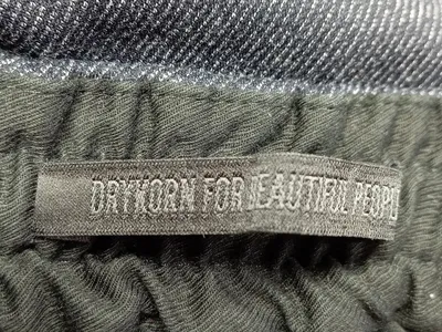DRYKORN Herren Stoffhose Blau Meliert Gr. 44 W28 Kordelzug