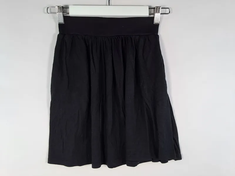 DEDICATED Damen A-Linienrock Schwarz Gr. S Midirock Lyocell Basic 2