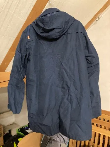 CRIVIT Herren Parka Outdoorjacke Gr. 54/XXL Blau Kapuze Urban