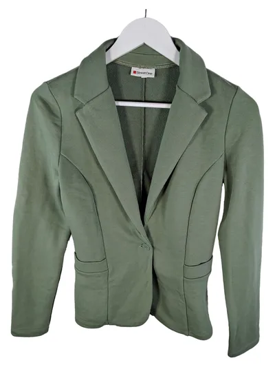 Street One Damen Blazer Sakko Gr. 34/XS Grün Casual Jersey