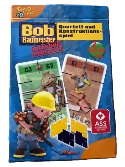 ASS Altenburger Bob der Baumeister Quartett Konstruktionsspiel Kinder