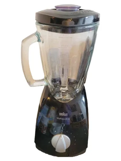 Braun Multiquick 5 Standmixer Mixer Typ 4184 Schwarz 525W Glas