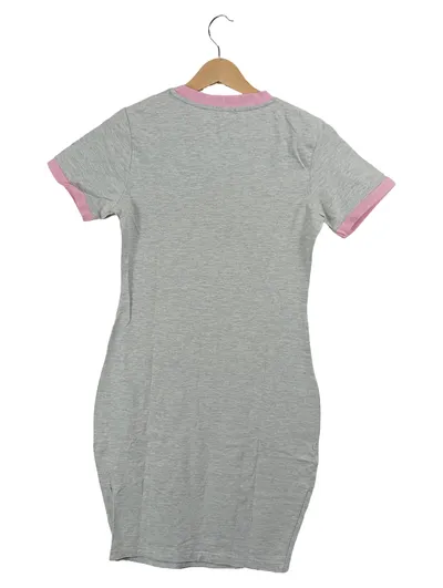 FB SISTER Freizeitkleid Wild Child Grau Gr. 38 T-Shirt-Kleid
