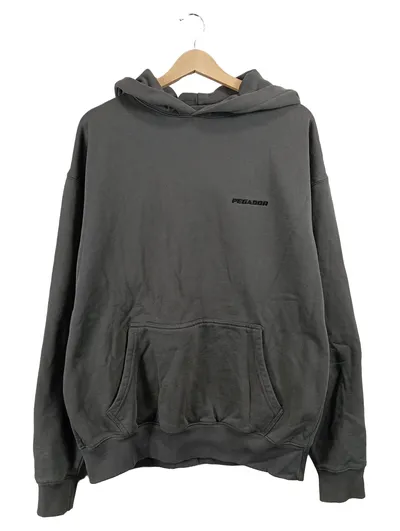 Pegador Herren Kapuzenpullover Hoodie Grau Gr. 44 XS Streetwear