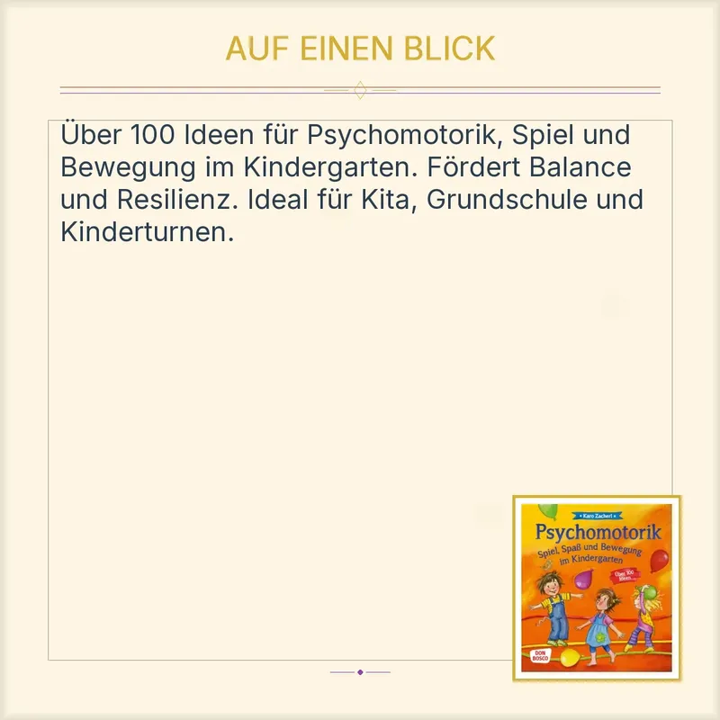 Psychomotorik Spiel Spaß Bewegung Kindergarten Karo Zacherl Don Bosco Buch 2