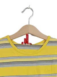 edc by Esprit Kinder T-Shirt Gr. 158 Gelb Gestreift Baumwolle 3
