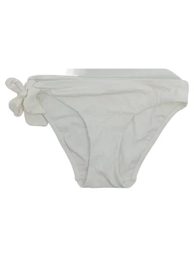 Hunkemöller Bikinihose Damen Weiß Gr. 34, XS mit seitlicher Schleife