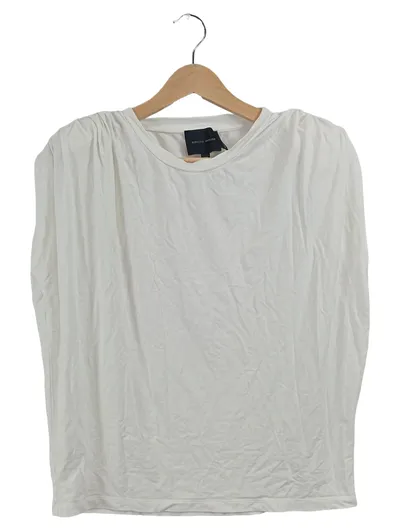 Birgitte Herskind Damen Top Weiß Gr. 34 XS Basic Ärmellos