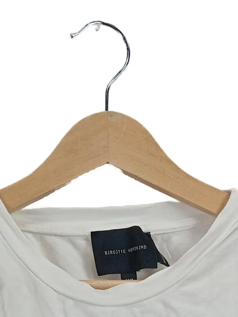 Birgitte Herskind Damen Top Weiß Gr. 34 XS Basic Ärmellos 2