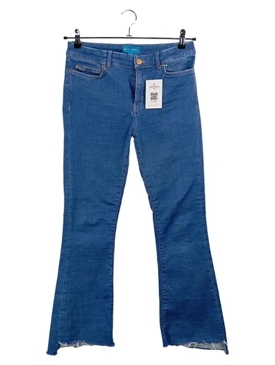 M.i.h Jeans Damen Bootcut Jeans Blau W30;38;M Casual Fransen