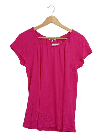 Boule Damen T-Shirt Shirt Gr. 38 M Pink Baumwolle Modal Basic Kurzarm