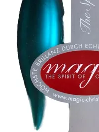 7Magic Christbaumschmuck Tropfen Glas 12cm Weihnachtsdeko Mehrfarbig Uni 3