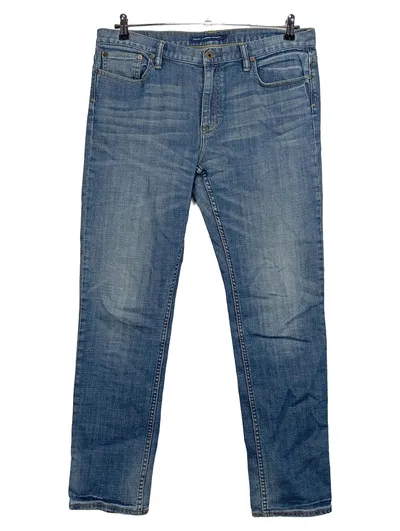 Ralph Lauren Sport Damen Jeans Straight Leg Gr. 42 W33 XL Blau