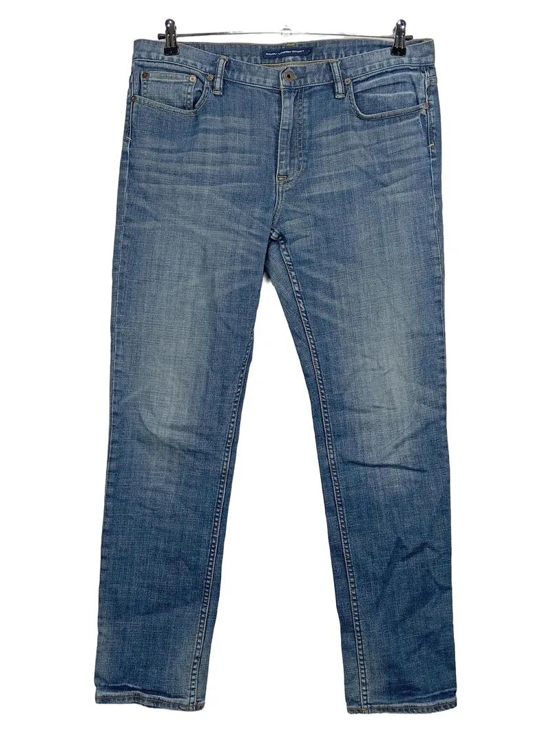 Ralph Lauren Sport Damen Jeans Straight Leg Gr. 42 W33 XL Blau 1
