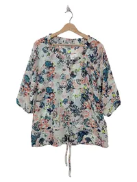 AUTHENTIC CLOTHING COMPANY Damen Bluse Gr. 40 Mehrfarbig Blumenmuster 1