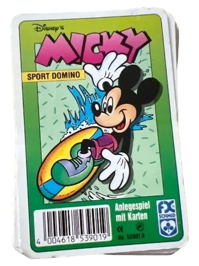 FX Schmid Disney's Micky Sport Domino Kartenspiel Anlegespiel