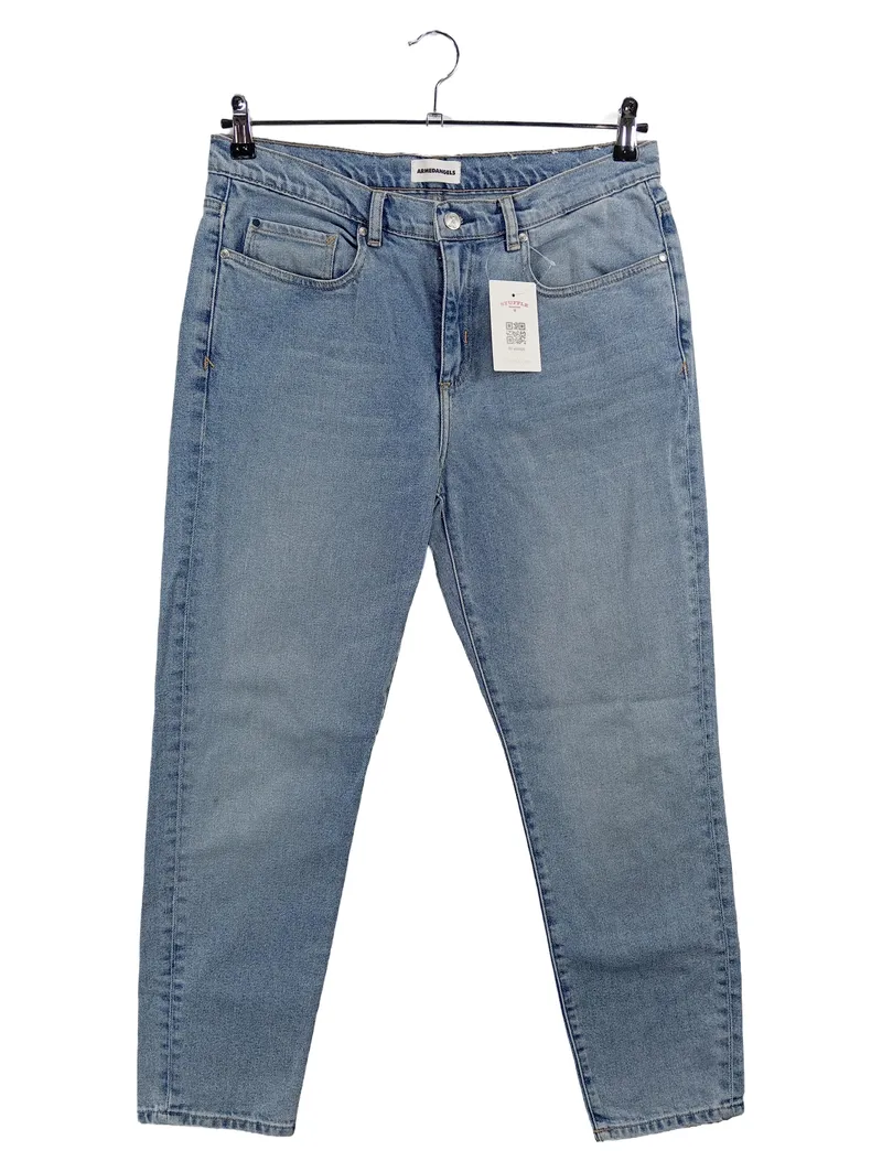 ARMEDANGELS Damen Jeans Straight Leg Gr. 40 Blau Casual 1