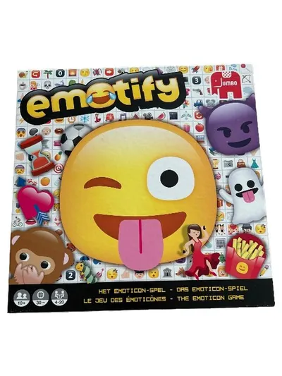 Jumbo Emotify Partyspiel Das Emoticon-Spiel ab 10 Jahre Gesellschaftsspiel