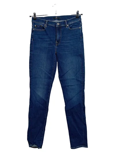 7 For All Mankind Damen Jeans Slim Fit Blau Gr. 40 W31 Casual