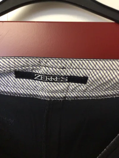 Zerres Cargohose Damen Blau Gr. 40 W31 Capri Casual Baumwolle