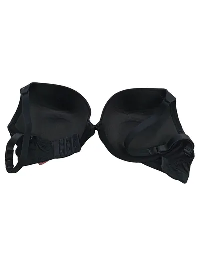 Hunkemöller Damen Bügel-BH Schalen-BH Schwarz Gestreift Gr. 65E Dessous