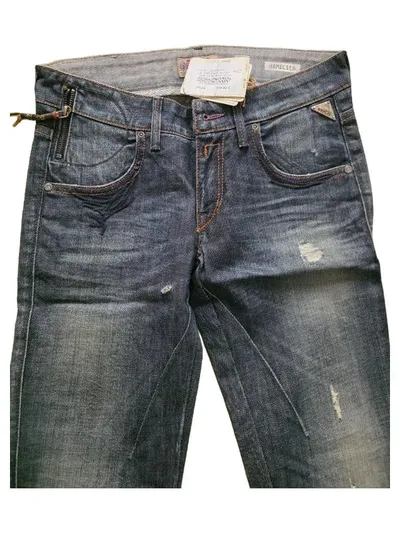 Replay Ramilies Jeans Slim Fit Damen W26 Blau Baumwolle