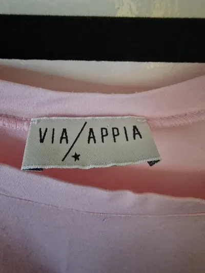 Via Appia Damen T-Shirt Rosa Gr. 38 M Kurzarm Basic