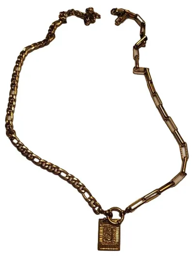 Purelei Halskette mit Anhänger Buchstabe J Gold Damen 60 cm Metall Modern